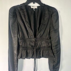 Wayf Classic Black Blouse